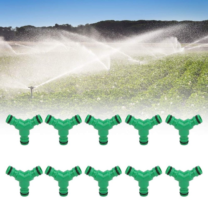 10PCS 3 Way Coupling Water Hose Fitting Y Connector premium
