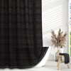 Craidlela Long Boho Farmhouse Shower Curtain Set with Tassel, Modern