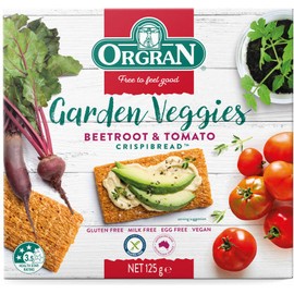 Orgran Crispibread Beetroot & Tomato G/F 125g