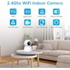 Indoor Security Camera with Motion Detection Siren Night Vision Two-Way