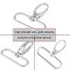 20Pcs Lobster Clasps Swivel Snap Hooks Zinc Alloy Keychain Hooks