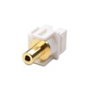 Cable Matters 5-Pack Gold-Plated 3.5mm TRS Keystone Jack Inserts in