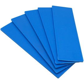 SKIR'CO (10 pcs) Plastic Flat Shims 2 mm, Glazing Packers 40 x 100 mm, Frame Spacers, Door and Window Frame Packers