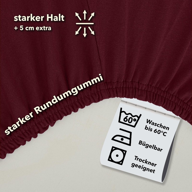 STUDIO Basic Fitted Sheet, 90 x 190 cm, 100% Combed