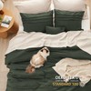 Bedsure Olive Green California King Comforter Set - 4 Pieces