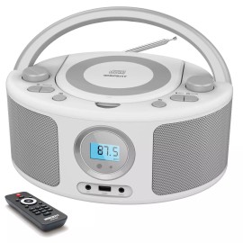 No Brand CD Radio Portable CD Player Boombox with Bluetooth FM Radio Remote Control US...