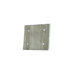 Traxstech Fishing Systems Aluminum Backer Plate for 6" Track for downriggers or trolling Bars on Boats w/Thin Hulls