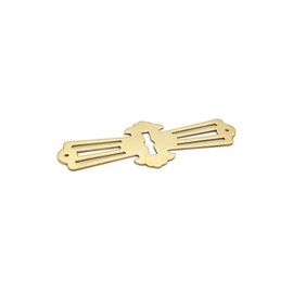Keyhole Cover Plate Roll Top Desk Lock Cover Plate Cabinet Furniture Lock Escutcheon Key Hole Cover for Antique Victorian Vintage Locks