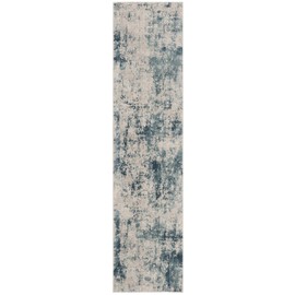 Safavieh Princeton Collection PRN716M Vintage Distressed Runner, 2' x 8' , Blue / Beige