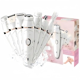 Pluxy Pro 3.0 Women Face Epilator，7-in-1 Painless Body Shaver and Facial Epilator, Pluxy Hair Removal for Face,Rechargeable Hair Removal kit for Facial, Legs, Bikini, armpits