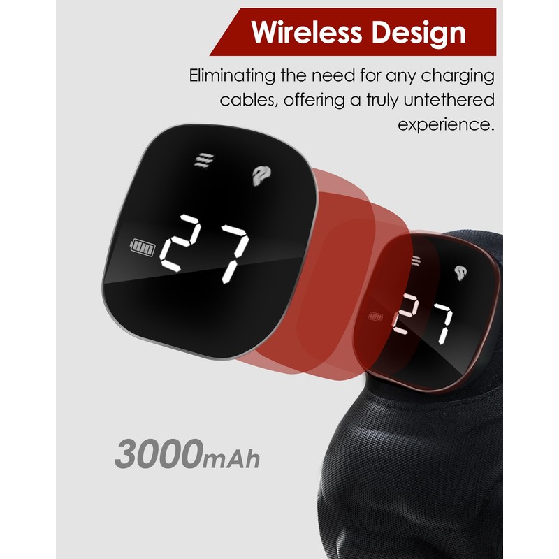 BINODIC Red Light Therapy for Knee Brace, Vibration Knee Massager,