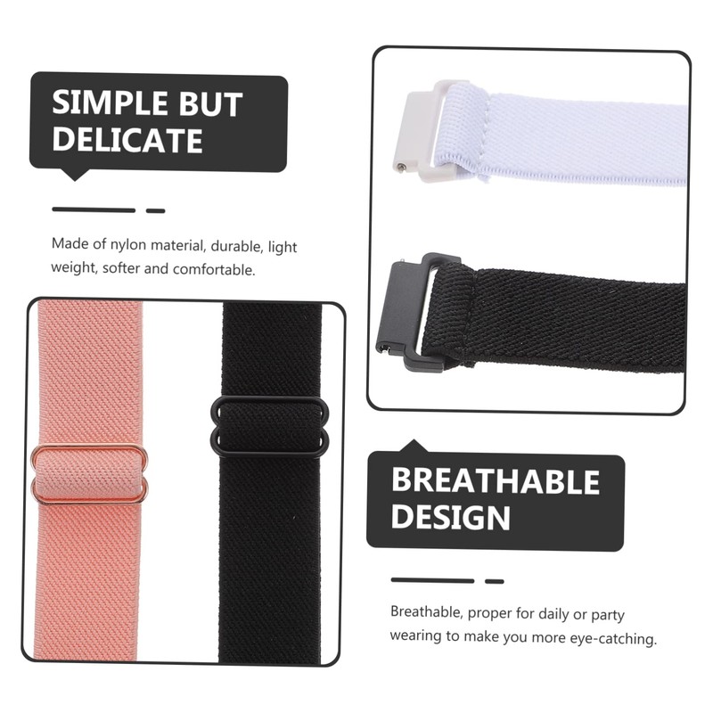OHPHCALL 3 Pcs Strap Smartwatch Bands Watch Replacement Band Smooth