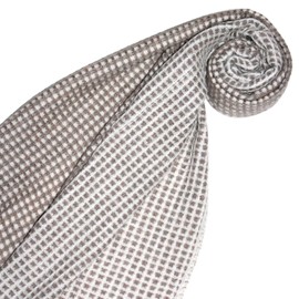 Lorenzo Cana Luxury Men's Winter Scarf, 100% Cashmere, Fluffy, Lightweight, Natural Fibre, Herringbone Pattern, 7822977711 - 30 x 180 cm