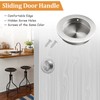 MOROBOR 2.7inch Round Embedded Door Handle, 4pcs Stainless Steel Round