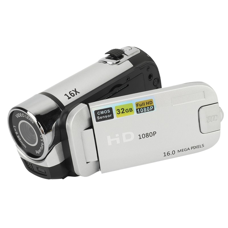 D90 1080P 16MP Digital Camera 2.4 Inch Rotatable Screen Camcorder