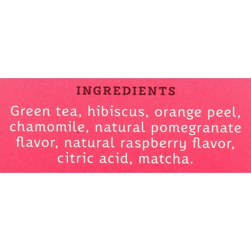Stash Tea, Tea Pom Raspberry Matcha, 18 Count