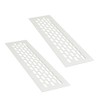 sossai® Alucratis Aluminium Ventilation Grille (Pack of 2) | Rectangular