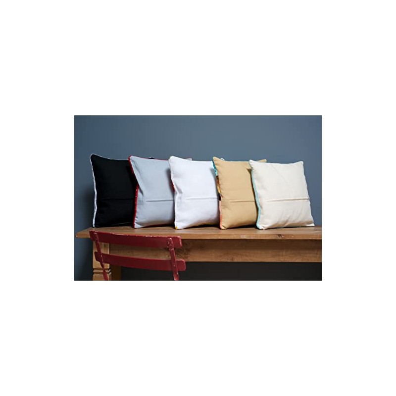 Vervaco Cushion Back with Zipper, Beige, 18" x 18"