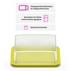 homeXpert Butterbox aus Kunststoff, weiß