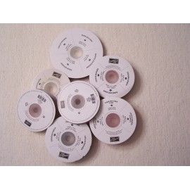 Stampin' Up! 5/8" and 1/2" Satin Ribbon 2 Yard Lot - 1/2" Basic Black