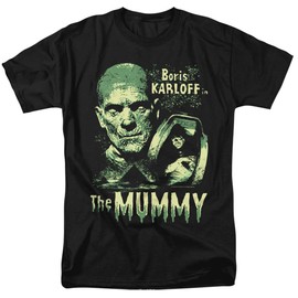 Universal Monsters The Mummy Unisex Adult T-Shirt, Black, 2X-Large