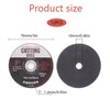 18 Pcs Cutting Discs, 76mm Cutting Disc, Angle Grinder Discs