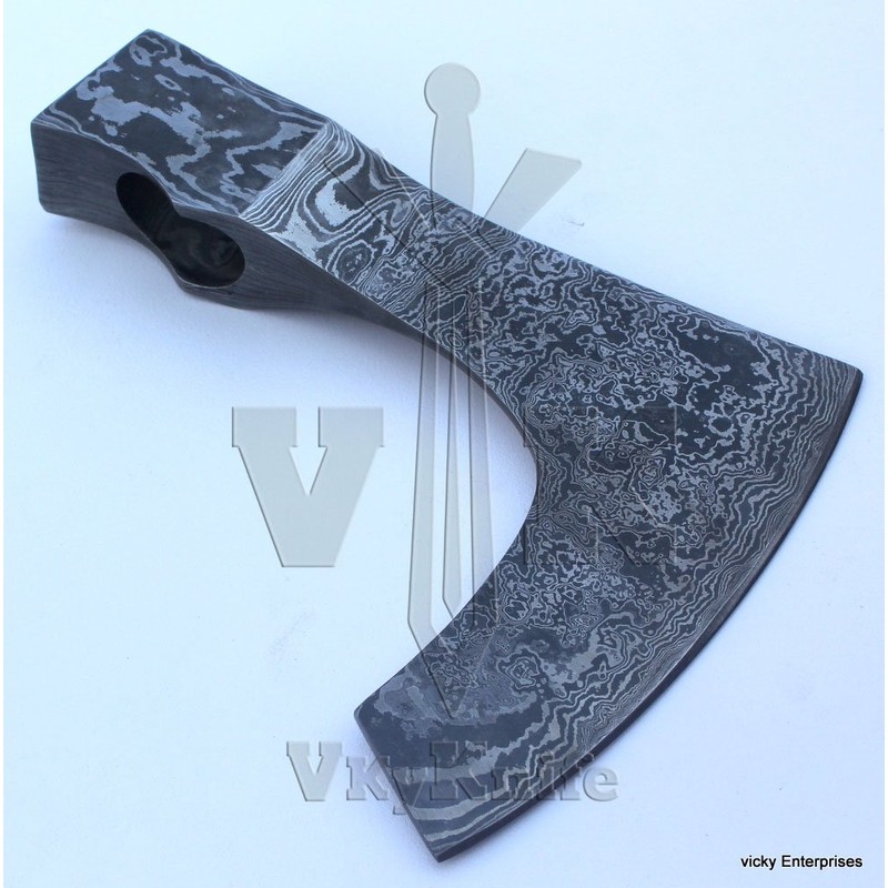 Damascus Steel Axe Hatchet Head