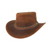 Black Jungle Dayton Leather Western Hat Australia Cowboy Hat, ochre