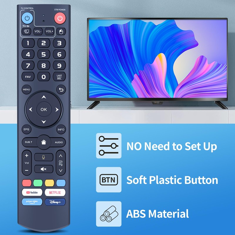 New Voice Replace Remote Control for vSeeBox V3 Pro, Compatible