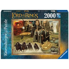 Ravensburger Lord of The Rings: The Fellowship of The Ring 2000 Piece Jigsaw Puzzle for Adults - 16927 - Every Piece is Unique, Softclick Technology Means Pieces Fit Together Perfectly
