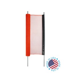 Kidkusion Driveway Safety Net | Not Retractable | Orange | 18' | Outdoor Barrier; Playtime Safety; Yard Safety
