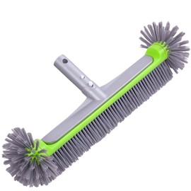 Pool Brush for Foil Pool 17.5 Inches, Pool Brush, Pool Brush for Foil Pool, Pool Cleaning Brush for Swimming Pool Brush Pool, EZ Clip Aluminium Handle, Not with Telescopic Rod
