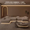 Olaholii 16.4ft COB Led Strip Light with Remote, 2700K Dimmable