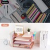 gianotter Desk Organizers and Accessories with File Holder, 4-Tier Desk