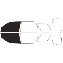 Rvinyl Window Tint Kit Compatible with Ford Escape 2008-2012 - Front Precut Kit - 20%