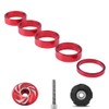 Saipor 9PCS Bicycle Headset Spacer Kit with Stem Top Cap,