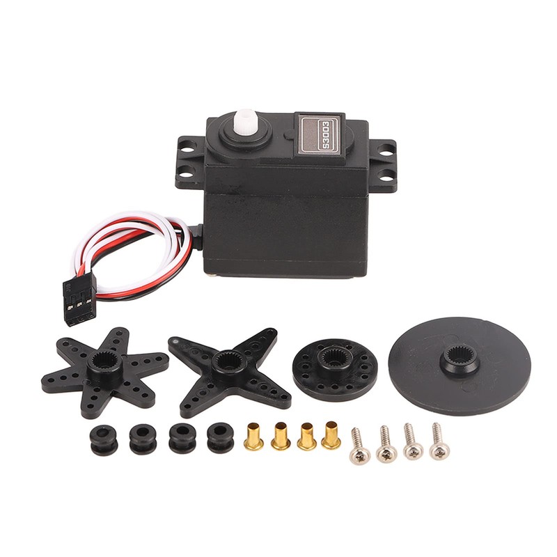 VGEBY RC Servo,S3003 RC Servo Low Noise High Speed Plastic