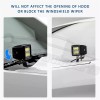 WEISEN Hood LED Light Pod Mounting Brackets For Chevy Silverado