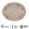 Chef-Hub Stainless Steel Tip Tray, Bill Presenter, Money Dish, Cash