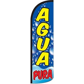 Agua Pura Swooper Windless Flag (full sleeve flag)