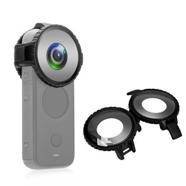 PULUZ Waterproof Lens Guard for Insta360 One X2 Protective Cover Case for 10M Underwater Diving High Transmittance Camera Lens Protector PC + Metal + Optical Glass
