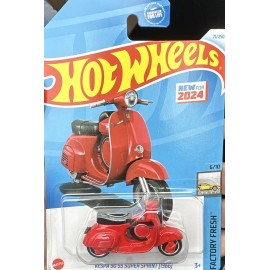 Hot Wheels Vespa 90 SS Super Sprint (1966) NEW FOR 2024 LOT OF 2 71/250