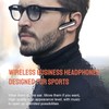 Bluetooth 5.1 Headset Single Ear Bluetooth Earpiece with ENC Smart