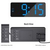 KWANWA Digital Alarm Clock with 3-Level Dimmer & Battery Backup