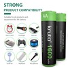 Solar Lights Batteries AA 1600mah High Capacity 1.2V Ni-MH Rechargeable