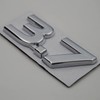 Chrome 3.7 Fender Side Boot Emblem Badge Decal for infiniti