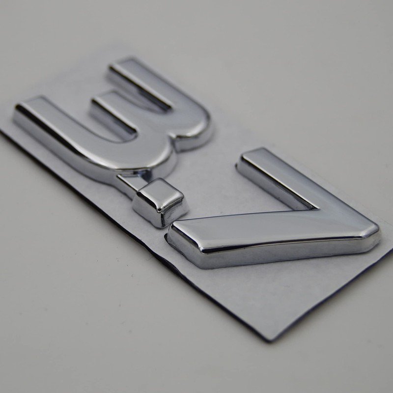 Chrome 3.7 Fender Side Boot Emblem Badge Decal for infiniti