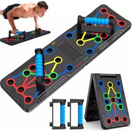 Venbytech for Solid Push Up Board 15 in 1 Home Workout Equipment Multi-Functional Pushup Floor