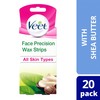 Veet Face Precision Wax Strips - Pack of 20