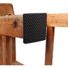 Tefola 12 Fundas Protectoras Negras Antideslizantes y Autoadhesivas para Muebles,